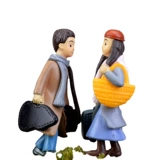 Маленькая багажная кукла для влюбленных подходит для мужчин и женщин, декор, цветочный горшок, микро пейзаж, «сделай сам»