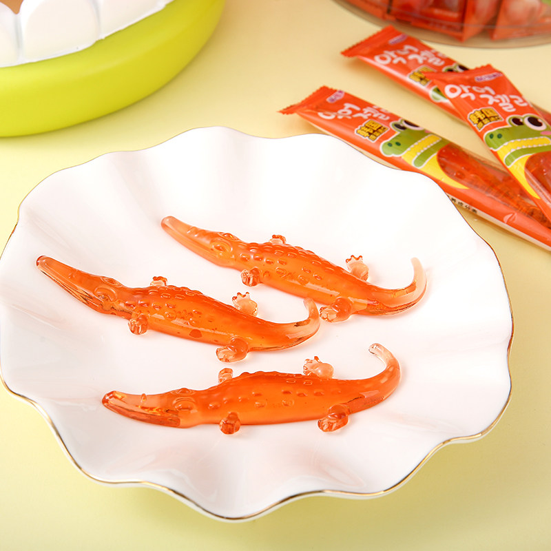 韩国进口 PinkRoly 品可粒 笑笑鳄软糖 18g*50条 天猫优惠券折后￥99包邮（￥145-46） 苹果味、蜜桃味可选