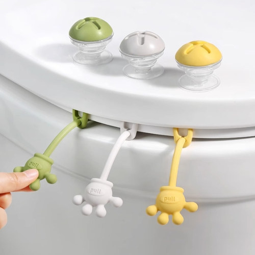 自带香薰马桶硅胶掀盖器马桶圈提手坐便器提手不脏手拉揭盖神器 - 图2