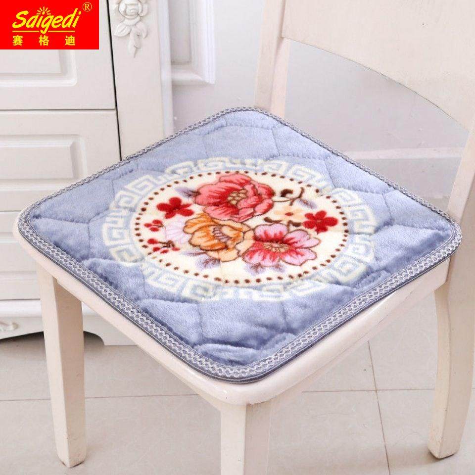 加厚防滑毛绒坐垫餐椅垫冬季保暖沙发春秋椅垫红木家具法莱绒坐垫,淘宝优惠券,粉丝福利购,淘宝优惠卷