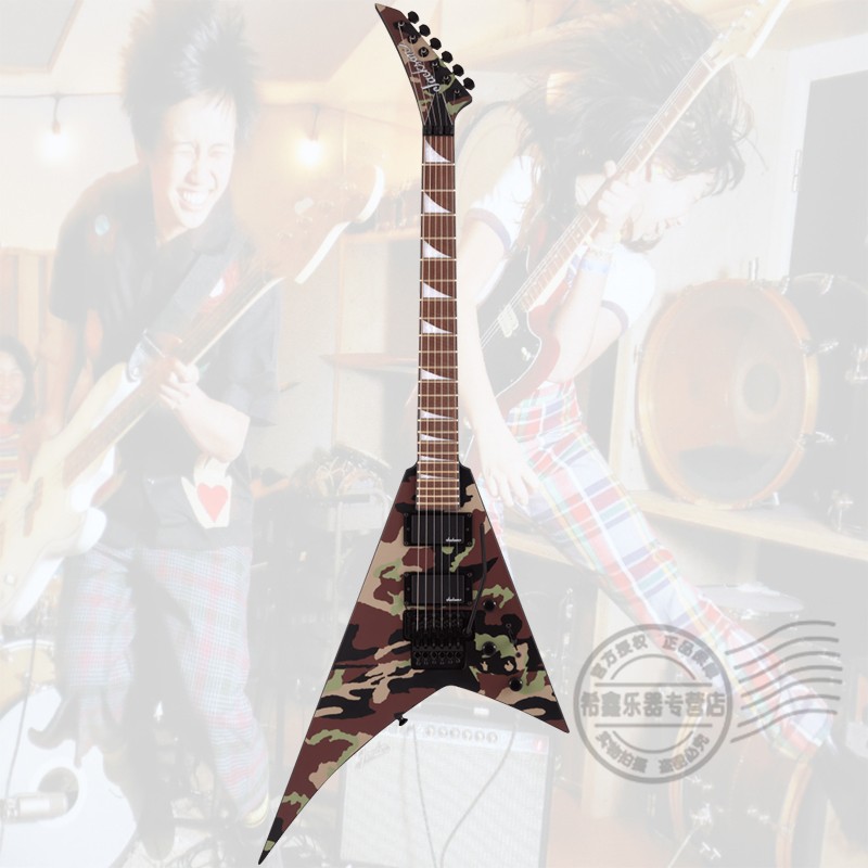 Jackson杰克逊X系列 Rhoads RRX24 Camo, 月桂木指板, 森林迷彩 - 图0