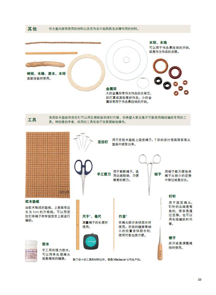 Macrame经典绳结编织挂毯和小物手编零基础学棒针编织手工书籍编织书籍大全花样初学者毛线手工钩针编织书图解新手入门编织图书-图2