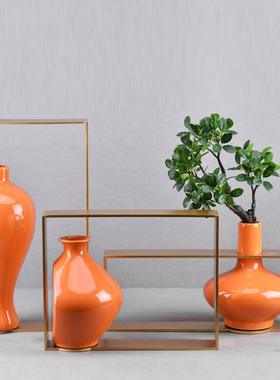 新中式花器样板间客厅茶室