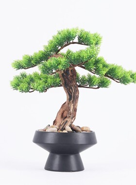 中式陶瓷迎客松仿真售楼处