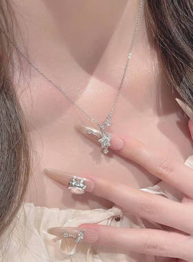 繁星絮语纯银项链女轻奢小众锁骨链高级感生日礼物送闺蜜女友