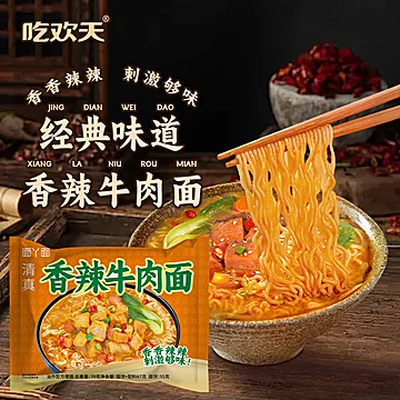 【大水拍10件！】吃欢天红烧牛肉面任选10件[245元优惠券]-寻折猪
