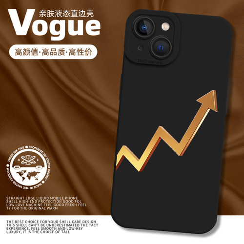 股票适用苹果17promax手机壳iPhone16plus炒股air黄金15基金14招财13发财12暴富11股市xs硅胶xr男x女8套7p/se - 图1