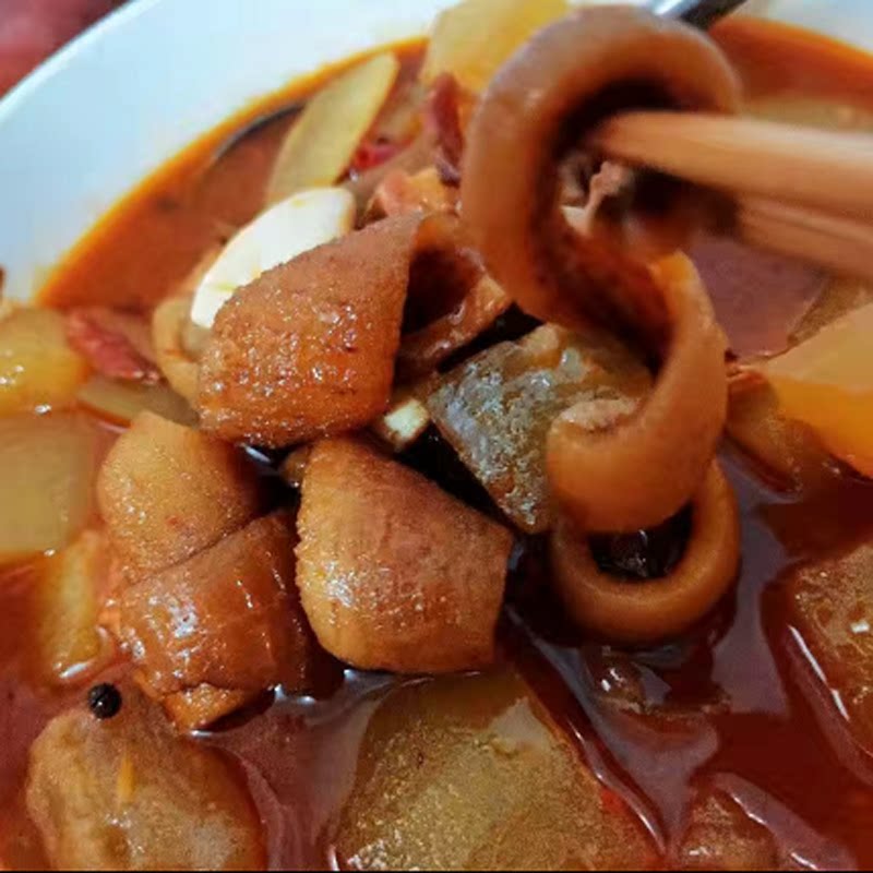 楚憨风味腊猪皮土家腊肉高山柴火烟熏土猪腊肉皮猪皮湖北宜昌特产