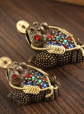 家居招财礼物摆设金蟾摆件