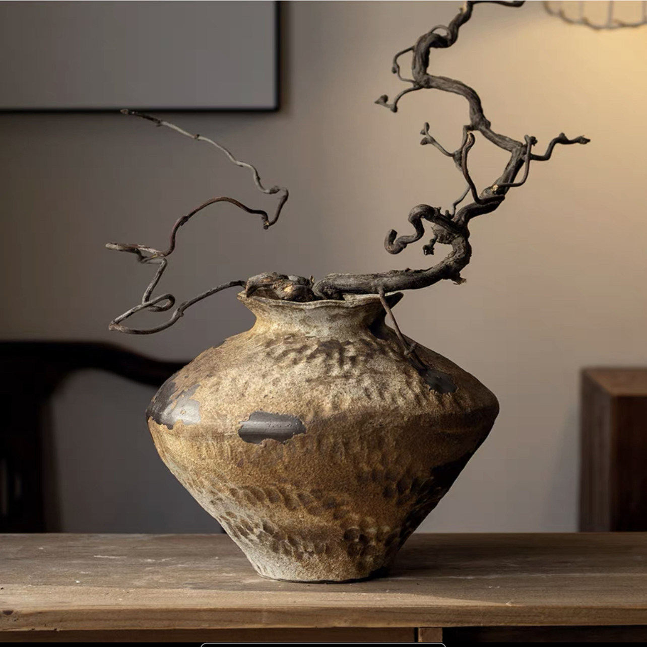 景德镇陶瓷花瓶插花摆件水培中式禅意简约桌面复古鲜花高级感花盆,淘宝优惠券,粉丝福利购,淘宝优惠卷