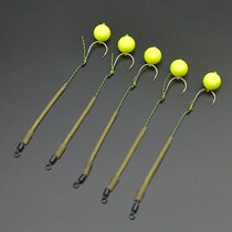 Eurostyle carp fishing group Anti-winding short sub-line buoyancy ball fishing grass fish floating water Pearl River Everest Lake Kuku Anti-bottom fishing