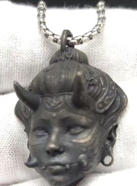 男女情侣黄铜女野蛮人面具罩