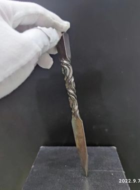 黄铜茶刀茶砖撬刀兵器复古