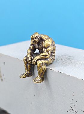 铜曼威无敌浩克HUULK复仇者美队4联盟坐姿绿巨人动漫手办模型摆件