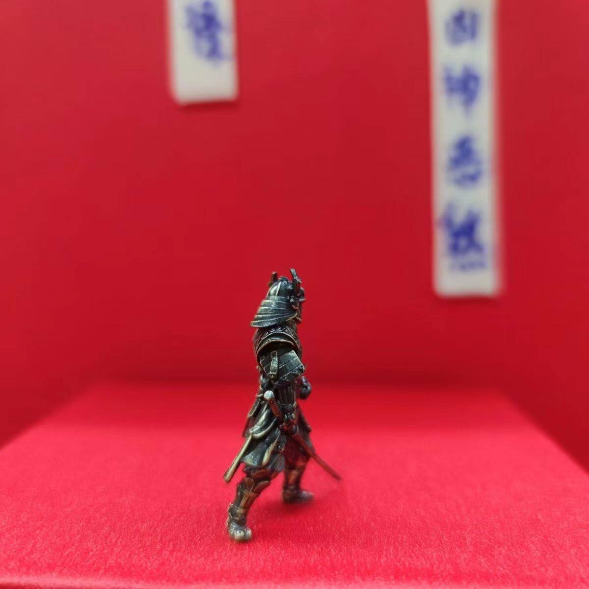 纯铜金属 斜刀 武士古代兵人玩具模型桌面游戏战棋子摆件军事手办,淘宝优惠券,粉丝福利购,淘宝优惠卷