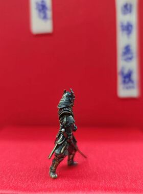 黄铜模型日本幕府将军士兵摆件