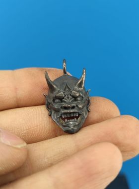 黄铜做旧般若钥匙扣挂件吊坠挂坠阿美咔叽复古养牛创意配件护身符