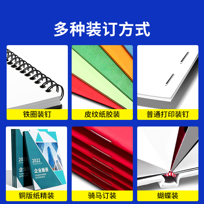 打印资料网上打印店复印彩印铜版纸书籍印刷定制装订江西南昌同城-图3