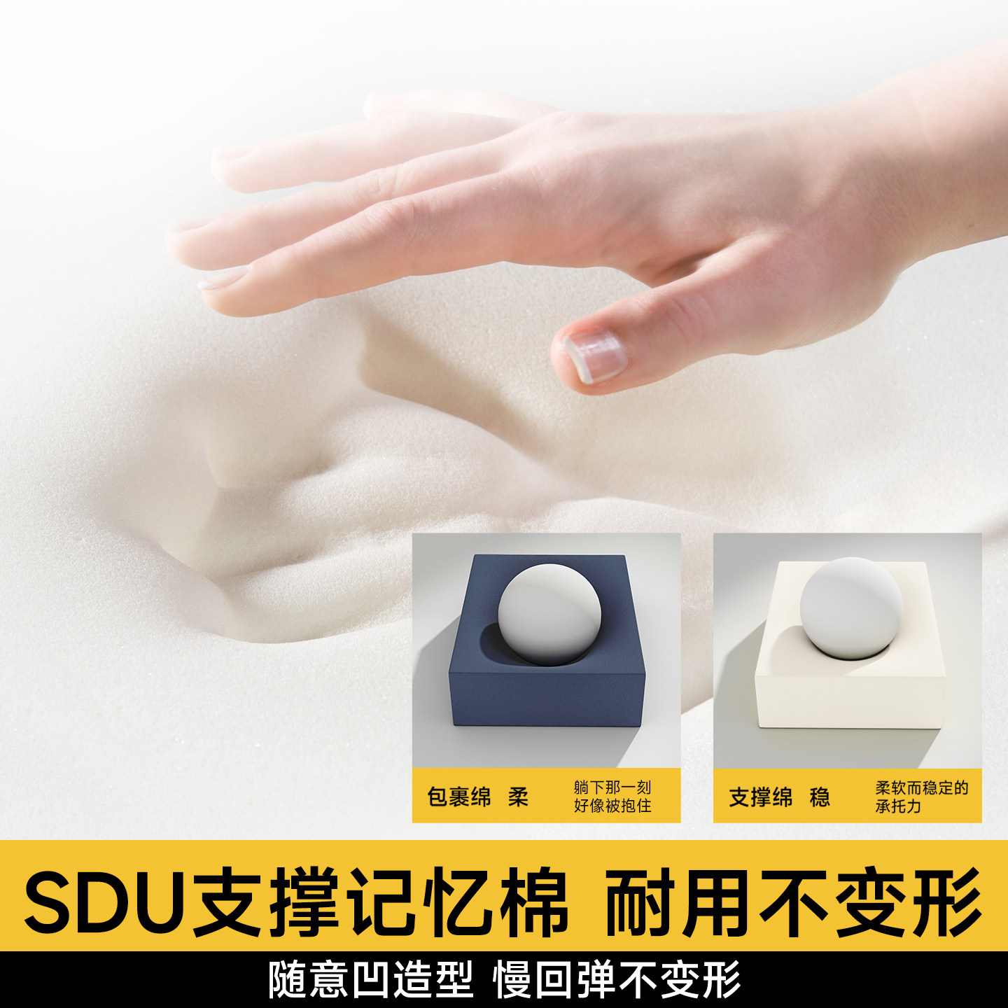 枕头护颈椎助睡眠学生宿舍深睡枕芯记忆棉脖单个装青少年睡觉专用,淘宝优惠券,粉丝福利购,淘宝优惠卷