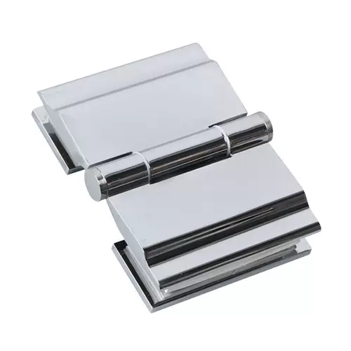 Высококачественная прецизионная литая стеклянная клипса для ванной комнаты, петля для стеклянной двери, безрамная закаленная петля для душевой комнаты, складная без угла