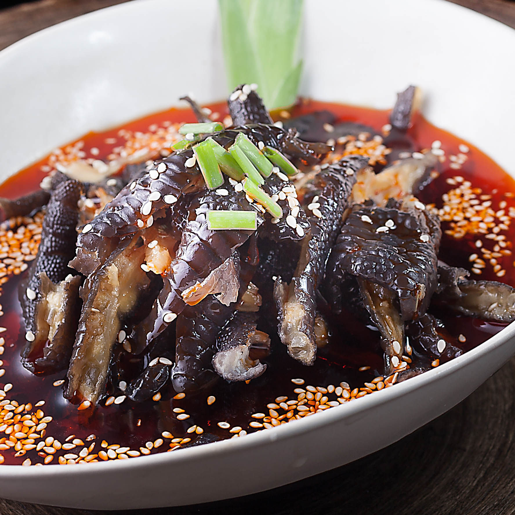 老东锦盐帮去骨鸡脚250g40袋开袋即食红油乌鸡爪黑凤爪商用凉拌速