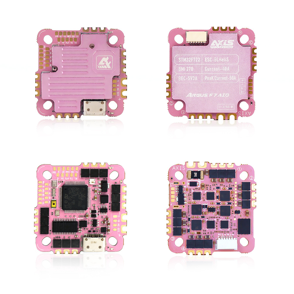 酷飞Axisflying FPV圈圈机 阿格斯ARGUS F7 AIO 40A 直插高清数图 - 图3