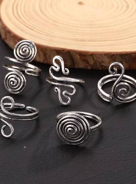 民族风指环 New hollow Rings Personalized Ethnic Style Ring