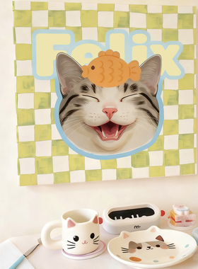 原创可爱宠物定制油画猫咪狗狗