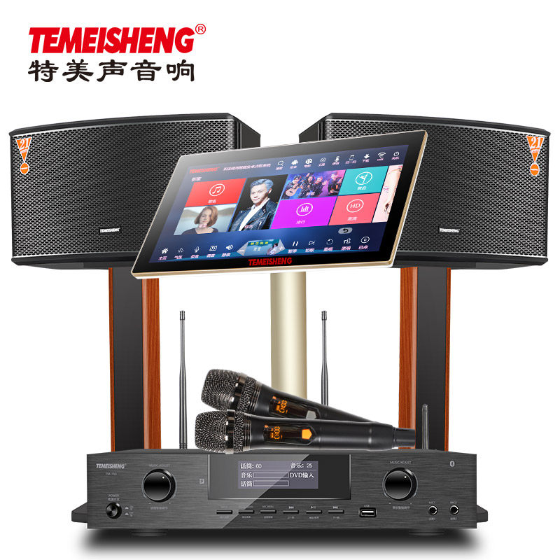 特美声家庭ktv套装卡拉ok点歌机 temeisheng山水国际KTV/卡拉OK音箱