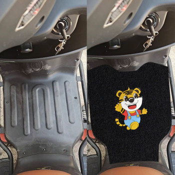 Yadi Continental Electric Vehicle Foot Mats Deluxe Edition TDR2708Z Waterproof Anti-Slip Cartoon Decoration Battery Vehicle Foot Mats