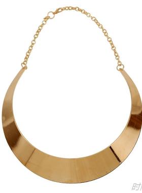 fashion golden metal short Necklace women jewelry项链女饰品