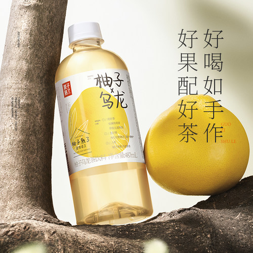 果子熟了梅子柚子乌龙茶橙子茉莉果汁茶饮料9瓶果汁饮料 - 图1