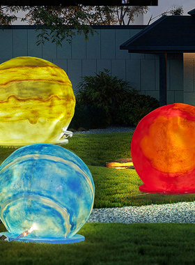 星球八大行星模型雕塑