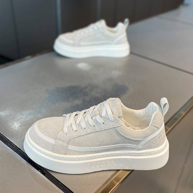 男鞋春秋新款时尚厚底板鞋潮流百搭软底轻便翻皮绒休闲运动鞋,淘宝优惠券,粉丝福利购,淘宝优惠卷