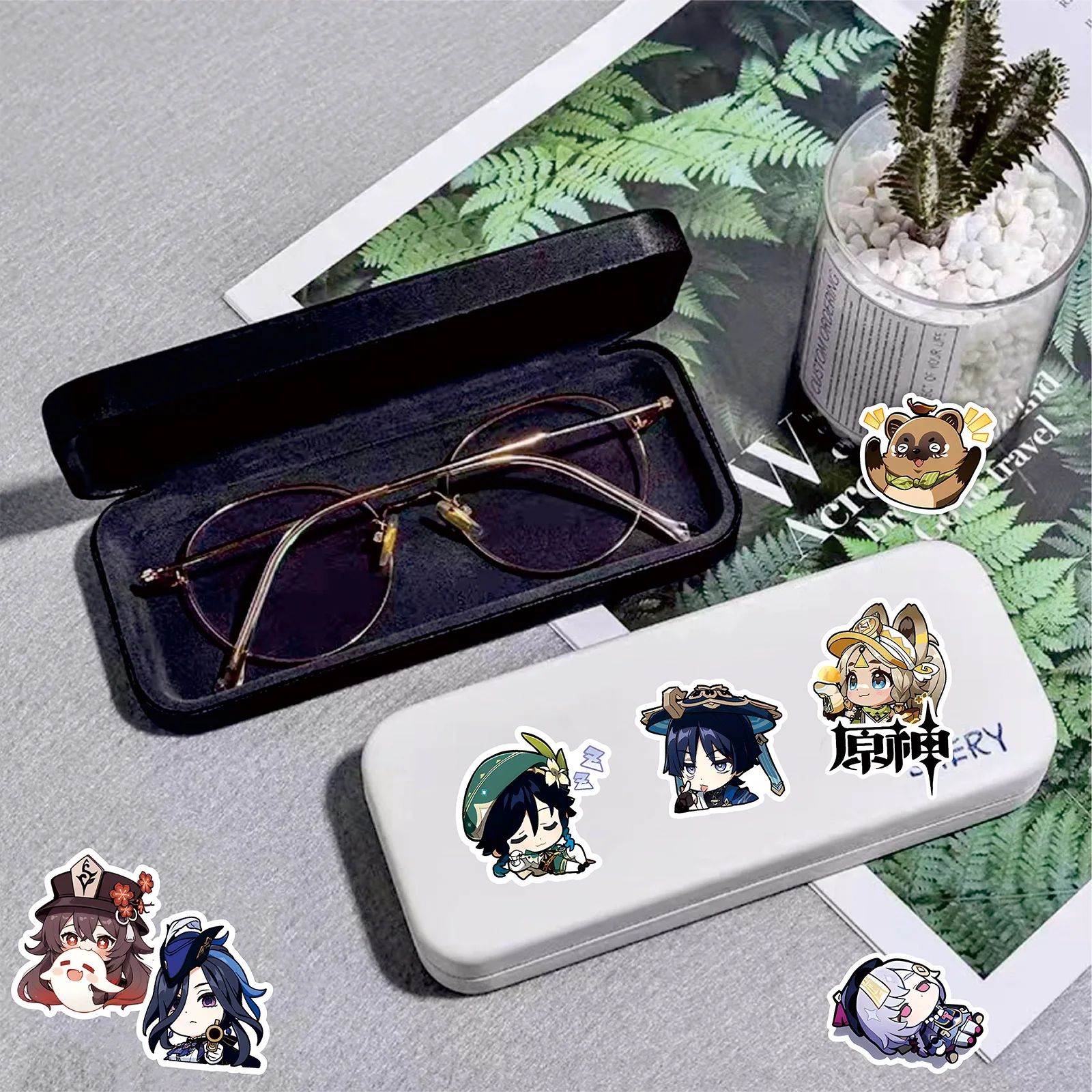 100PCS Cute Genshin Impact Stickers for Laptop Anime Game - 图2