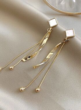 2024metric Tassel Dangle Drop Earrings Brincos fine Jewelry