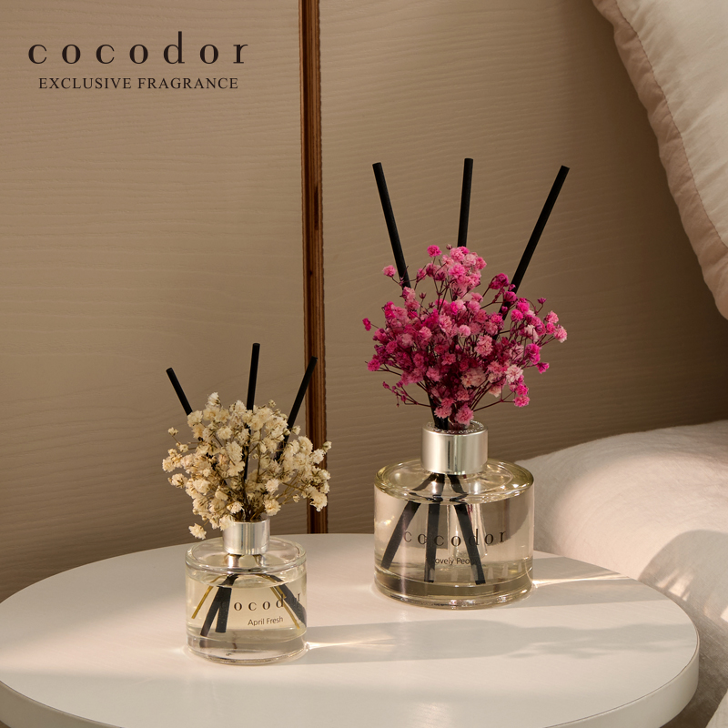 cocodor韩国永生花无火藤条香薰清新女生卧室香氛扩香摆件祛异味