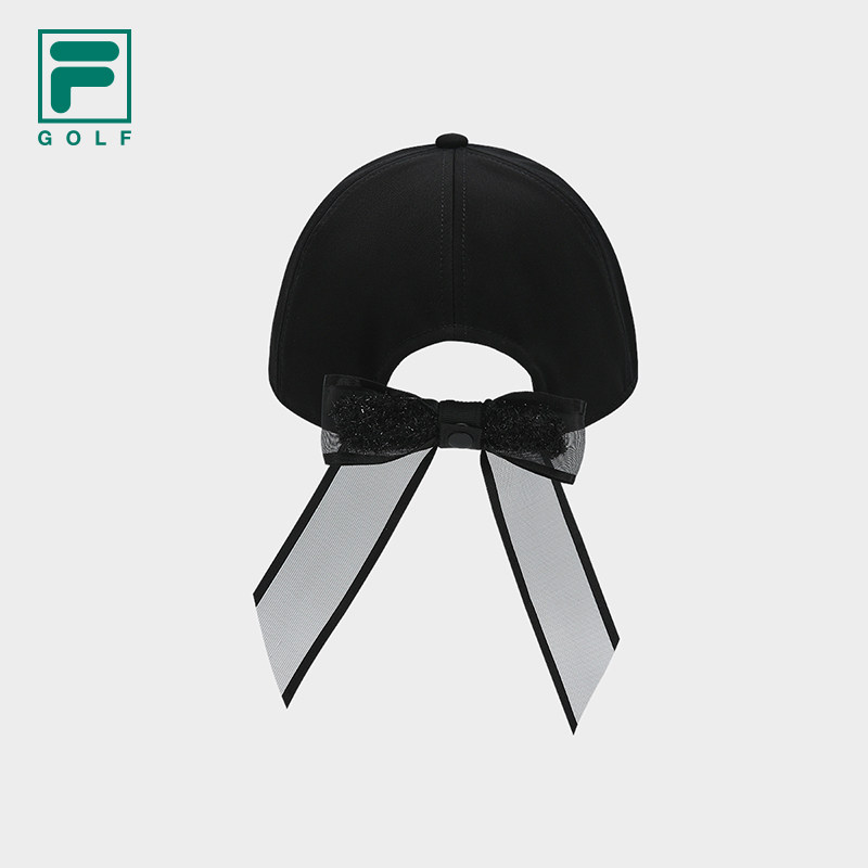 FILA 斐乐官方女帽棒球帽2025冬季新款高尔夫运动帽蝴蝶结遮阳帽,淘宝优惠券,粉丝福利购,淘宝优惠卷