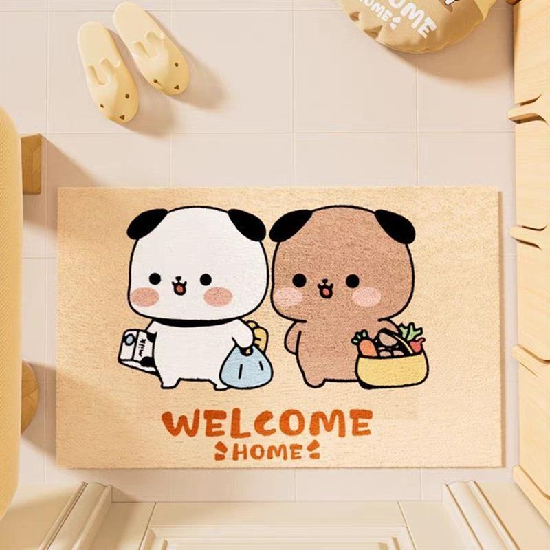 一二布布丝圈地垫入户2025新年高级感新房进门地毯踏者生财脚垫 - 图3