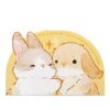 Ins cream style bunny scrapes mud and soil anti-slip floor mat