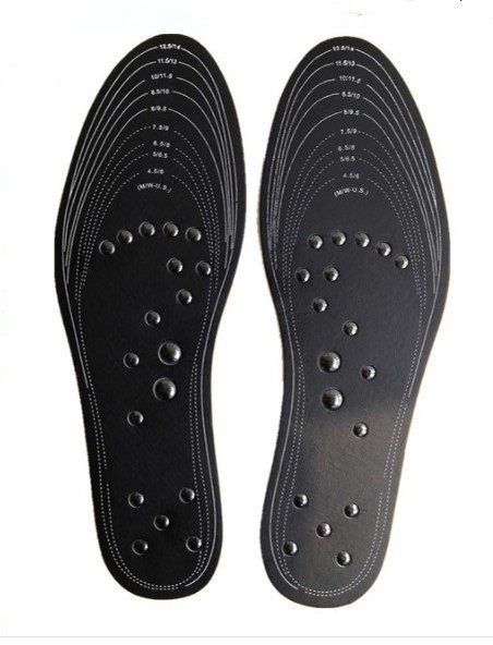 鞋垫夏季脚底穴位按摩鞋垫男女磁石促进血液循环户外运动软底跑步