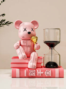 暴力熊桌面创意磁吸流沙沙漏