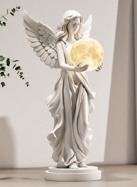 欧式复古天使女神桌面摆件