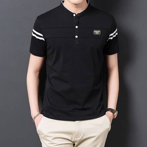 Men's Fashion Summer T-shirt Casual Cotton Breathable Top S-图1