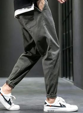 2024 Spring Autumn New Fashion Temperament Korean Pants Man