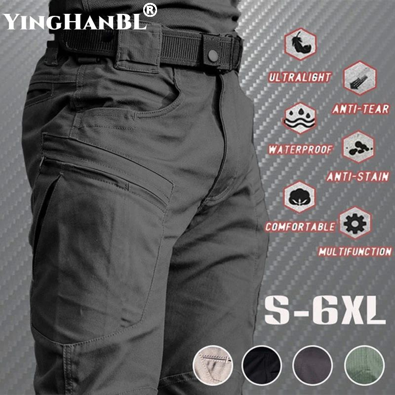 Summer Casual Lightweight Army Military Long Trousers Male W-图0