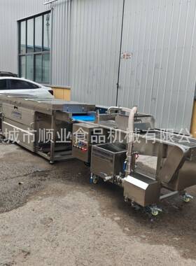 腰果巧克力涂层机冷却一体机 4米长巧克力冷却线 休闲食品冷却线