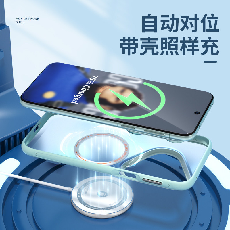 蓝猩适用华为pura80ultra手机壳P80pro橙标肤感保护套80pro+磁吸pro高级感ultra透明磨砂pura全包防摔抗指纹 - 图0