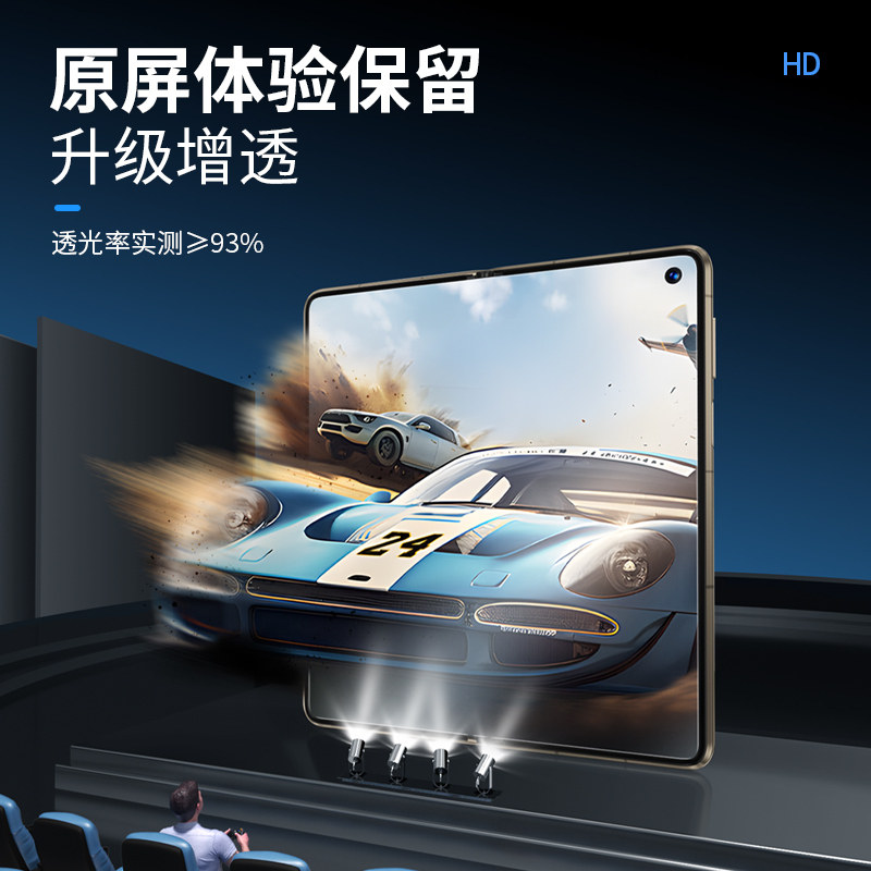 蓝猩适用华为matex7折叠屏X6手机AG磨砂防眩matex5保护内屏x3贴膜puraX高清全覆盖XT非凡大师防爆指纹非钢化,淘宝优惠券,粉丝福利购,淘宝优惠卷