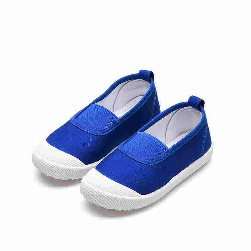 儿童帆布鞋方口男孩女孩一脚蹬童鞋女童1-6岁宝宝鞋学步鞋小中童